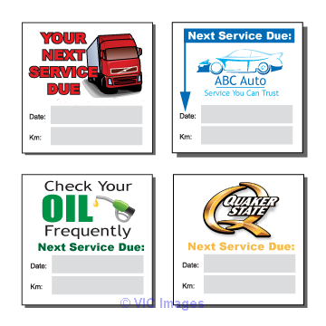 Oil Change Labels $250