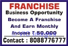 Wanted Franchise | | Income 50k | 2076  PMS