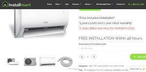 Buy Online Split Air Conditioners Bosch Climate 5000 24000 Btu Single