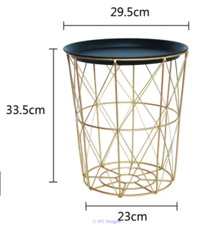 SIMPLE IRON ART SMALL COFFEE TABLE SIDE SEVERAL BEDROOM SMALL ROUND TA