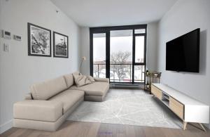 Superb contemporary 4 1/2 condo for rent Saint-Laurent