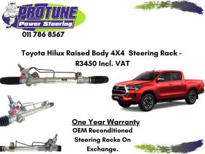 Toyota Hilux Raised Body 4X4 - OEM Reconditioned Steering Racks
