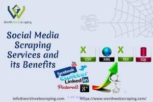 Social media scraping services  Worth web scraping services