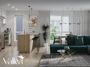 VALLÉA - New condo 4 1/2 + den for rent in Valleyfield