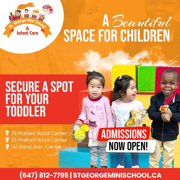 Daycare Toddlers North York | Joyful Learning | St George Mini School