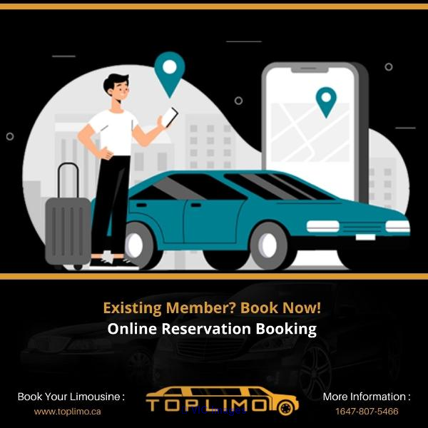 Airport transportation in a luxurious limousine from and to Toronto