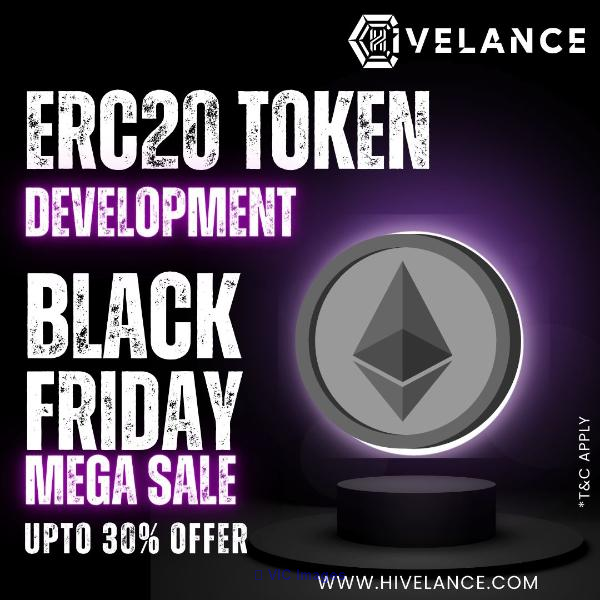Get ERC20 Token Development - Black Friday offer upto 30%