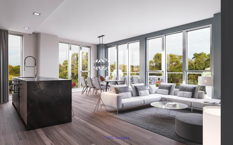New 5 1/2 condo for sale Montreal Ahuntsic Winter 2023