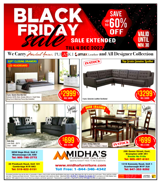 The biggest sale of the year continues on home decorating furniture