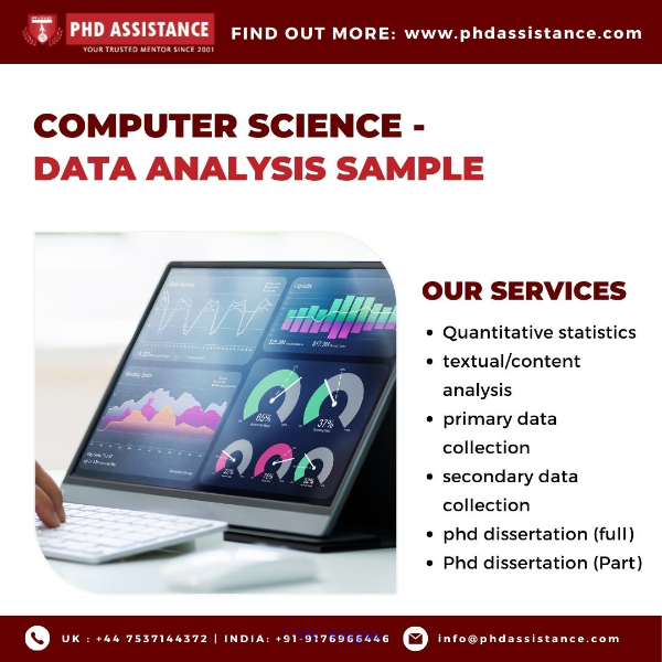 PhD Statistical data Analysis help  PhD Assistance