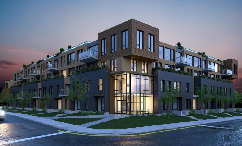 The Gaïa -- Waterfront townhouse for sale in Montreal