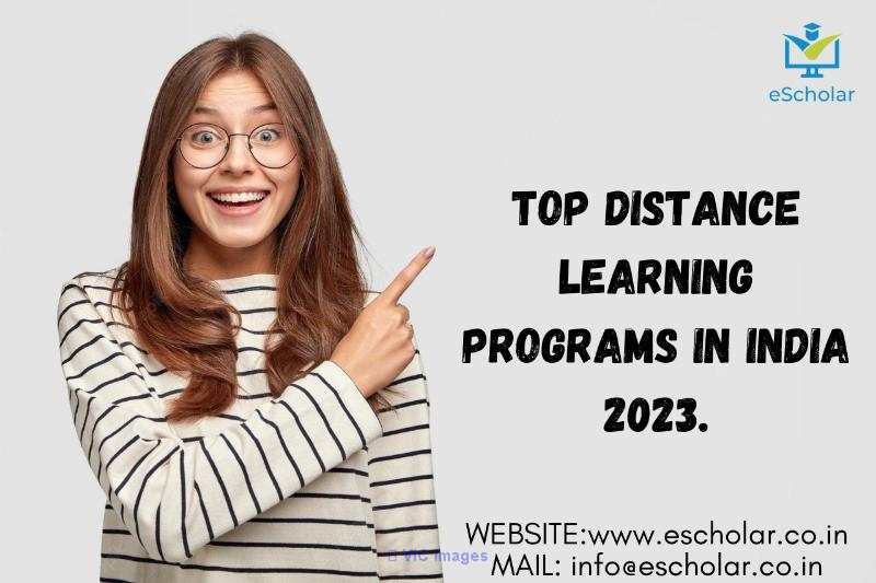 Top Distance Learning Programs in India 2023