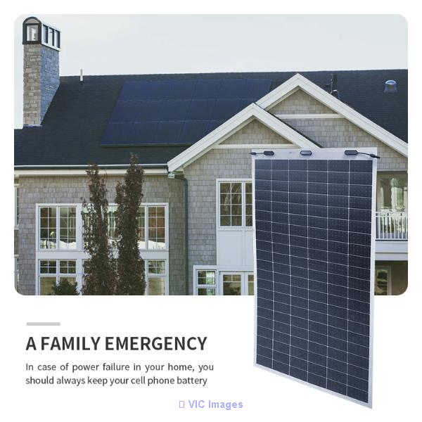 2023 Vente en gros 385W Panneau solaire flexible hors système solaire