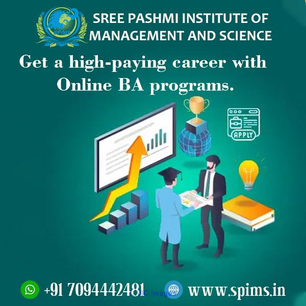 Get a high-paying career with Online BA programs