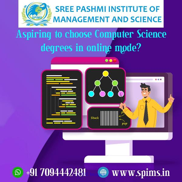 Aspiring to choose Computer Science degrees in online mode?