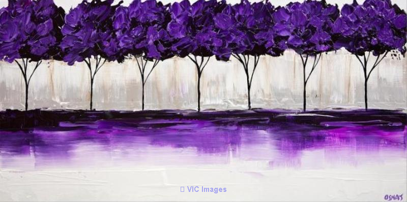 Order the abstract floral art from Osnat fine art in vibrant colors