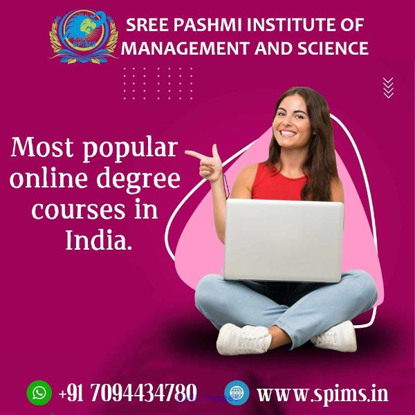 Most popular online degree courses in India