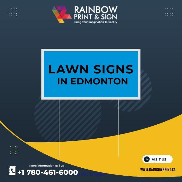 Lawn Signs in Edmonton