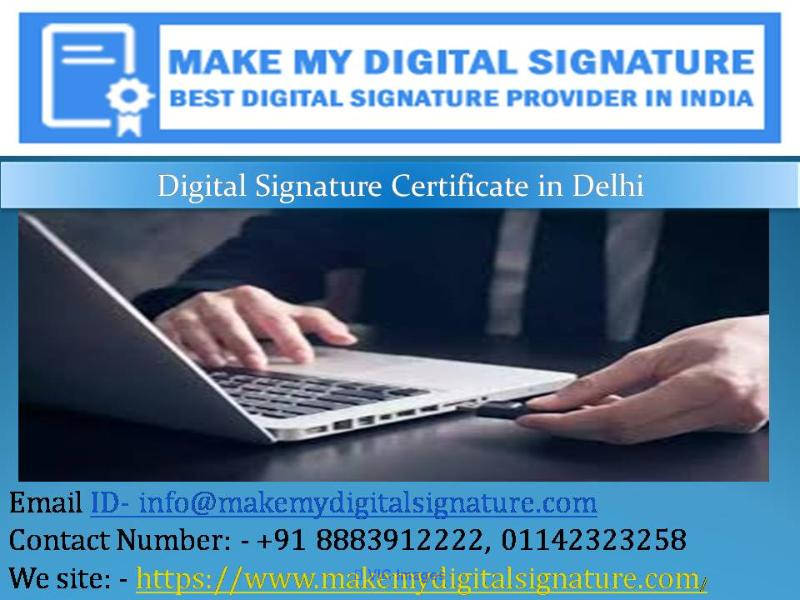 Apply Buy Online Digital Signature Certificate in Delhi