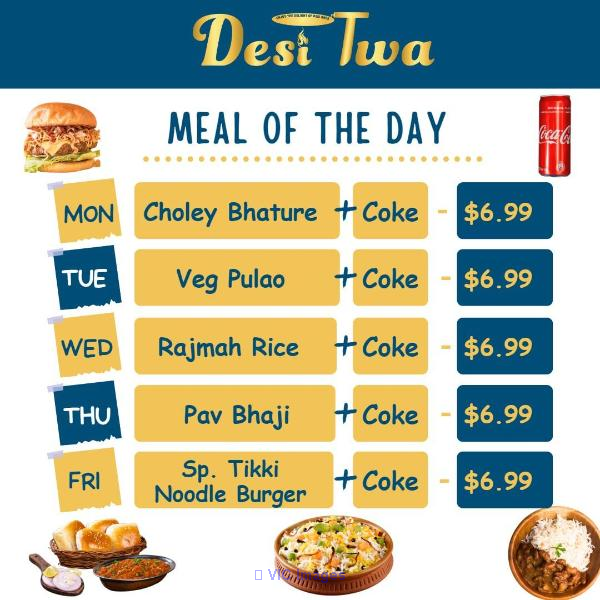 Indian Restaurant Desi Twa in Mississauga