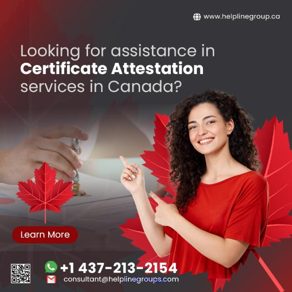 Certificate attestation services canada