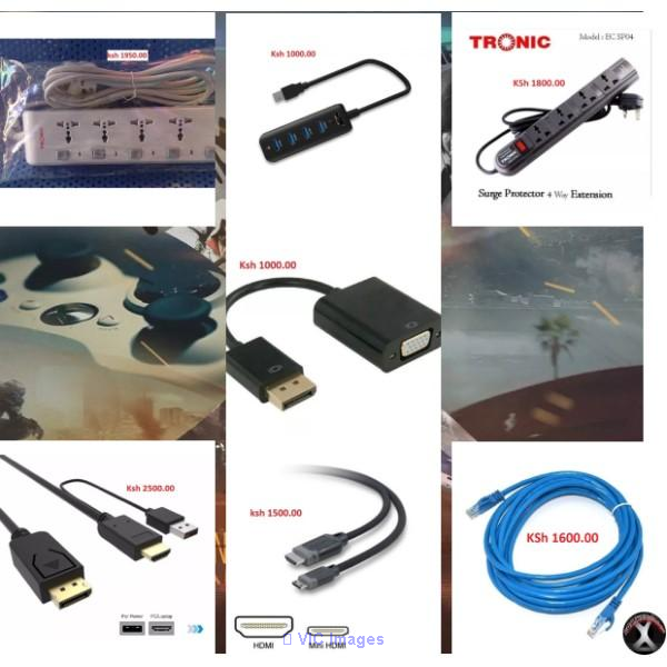 Cables (Network Cables, HDMI, POWER CABLES etc.)