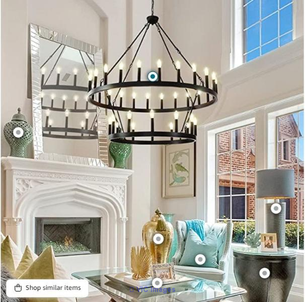 Unique wagon wheel chandelier
