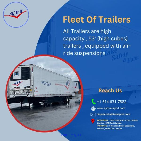 Fleet Of Trailers Service In Canada