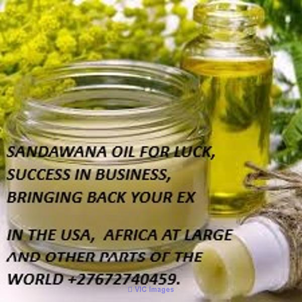 SANDAWANA OIL FOR LUCK, SUCCESS IN BUSINESS, BRINGING BACK YOUR EX.