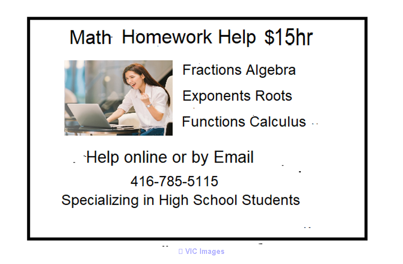 Math Tutor and Lessons for High School Stufdents