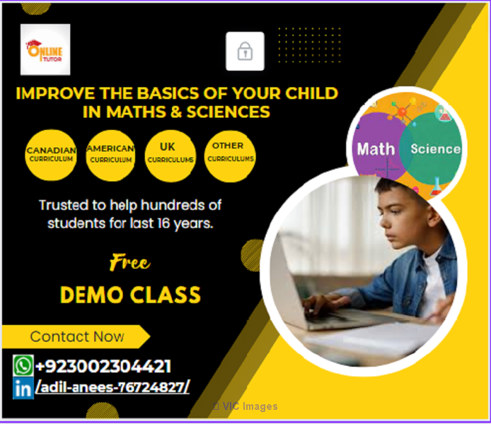 16 years experienced Tutor offering Mathematics, Physics Online Class