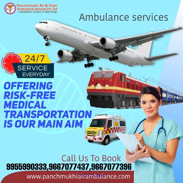 Use World Class Panchmukhi Air Ambulance Services in Bokaro with ICU