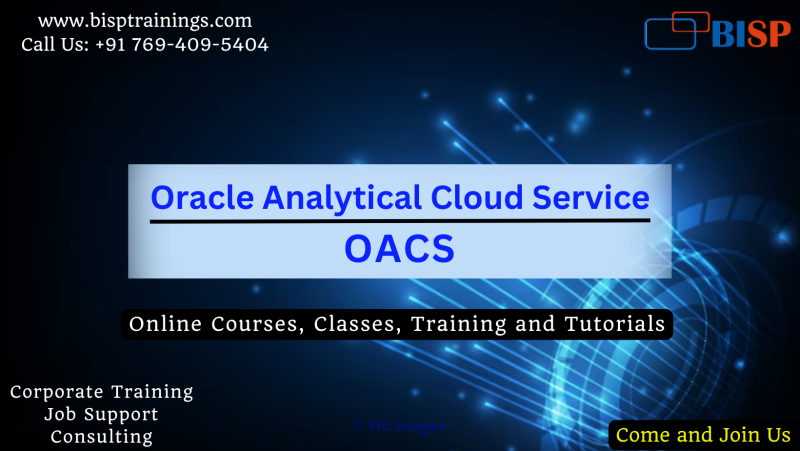 Oracle Analytical Cloud Service (OACS) | BISP Training