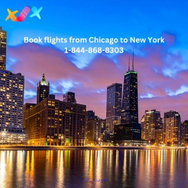 1-844-868-8303 Book flights from Chicago to New York