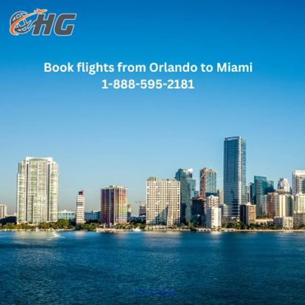 1-888-595-2181 Book flights from Orlando to Miami