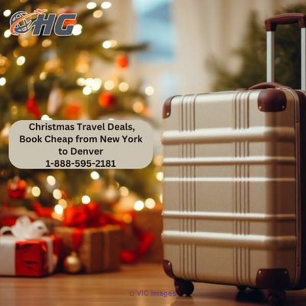 1-888-595-2181 Christmas Travel Deals, Book Cheap from New York to Den