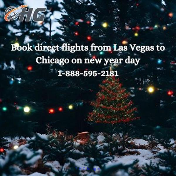 1-888-595-2181 Book direct flights from Las Vegas to Chicago on new ye