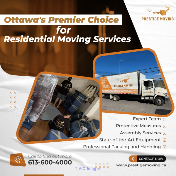 Move with Confidence in Ottawa: Prestige Moving Personalizes Your Jour