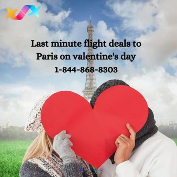 1-844-868-8303 Last minute flight deals to Paris on valentine's day