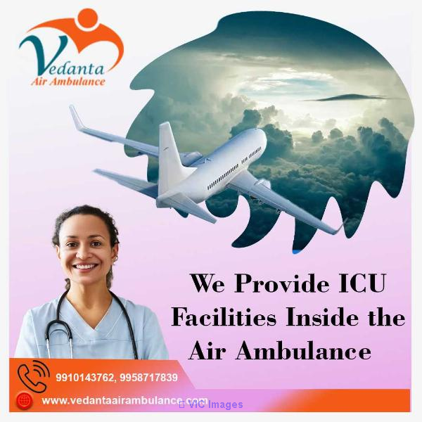 Take Vedanta Air Ambulance Service in Ranchi with Top-Level Medical