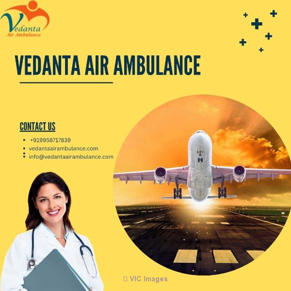 Gain Advanced Vedanta Air Ambulance Services in Raipur with Top-Level