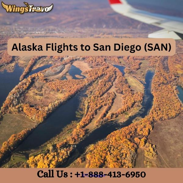 +1-888-413-6950 Get Cheap Alaska Flights to San Diego (SAN)