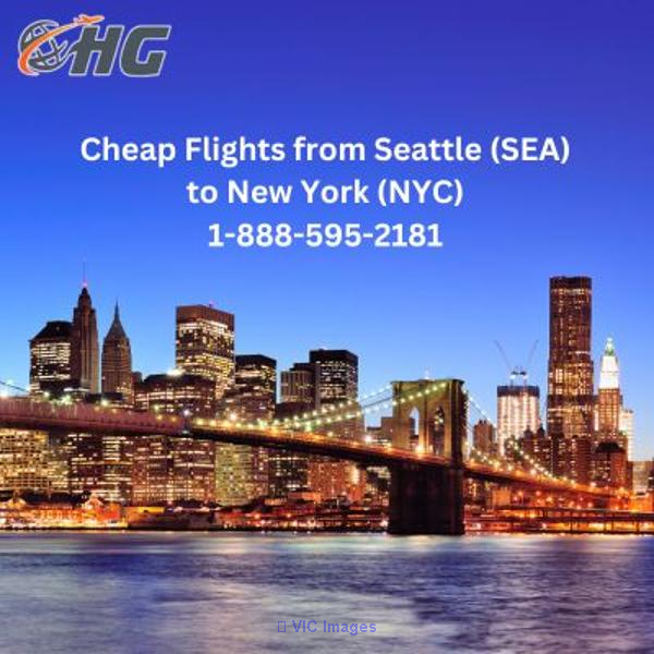 1-888-595-2181 Cheap Flights from Seattle (SEA) to New York (NYC)