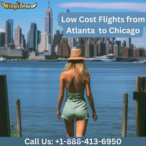 +1-888-413-6950 Book Low Cost Flights from Atlanta (ATL) to Chicago (O