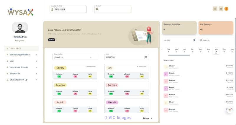 Simplify Your School Day: WYSAX - The Comprehensive School Management