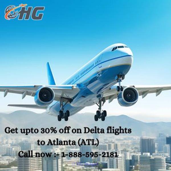 1-888-595-2181 Get upto 30% off on Delta flights to Atlanta (ATL)