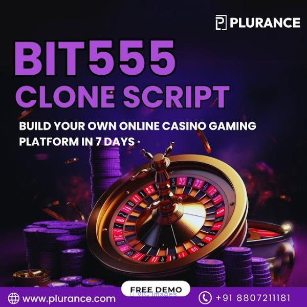Build your casino empire with our bit555 casino clone script