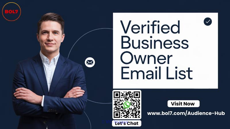 Verified Business Owner Email Database Reach Key Decision-Makers Dir