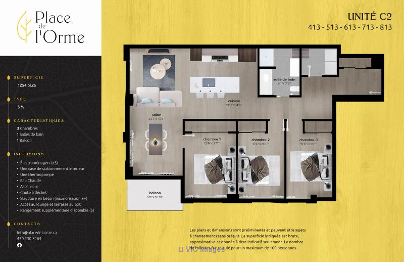 Luxury Condos with Garage, Hot Water, Appliances in St-Hyacinthe / Condos de luxe avec garage, eau chaude, électroménagers à St-Hyacinthe