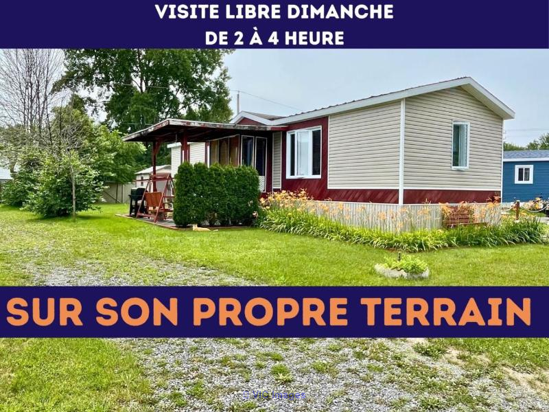 Mobile Home with Land for Sale in Saint-Jean-sur-Richelieu / Maison mobile avec terrain à vendre à Saint-Jean-sur-Richelieu
